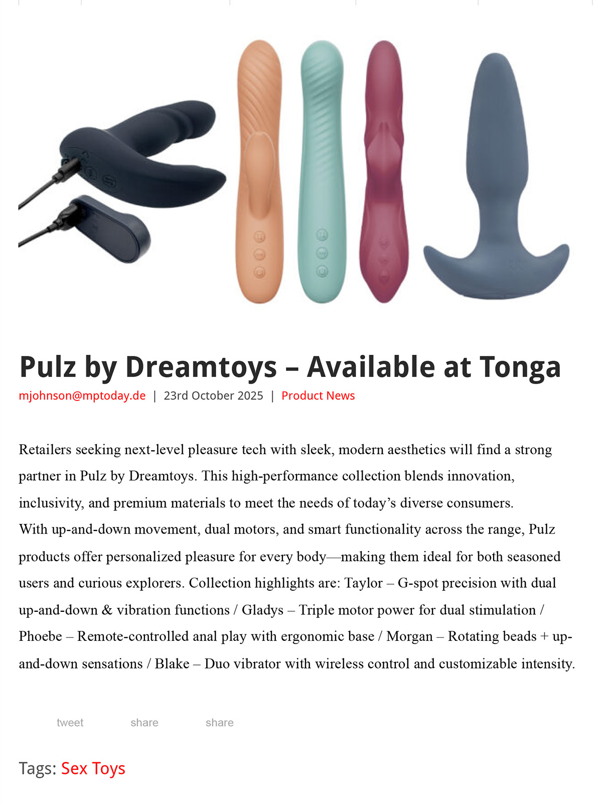 2025-10 EAN Online - Pulz by Dreamtoys